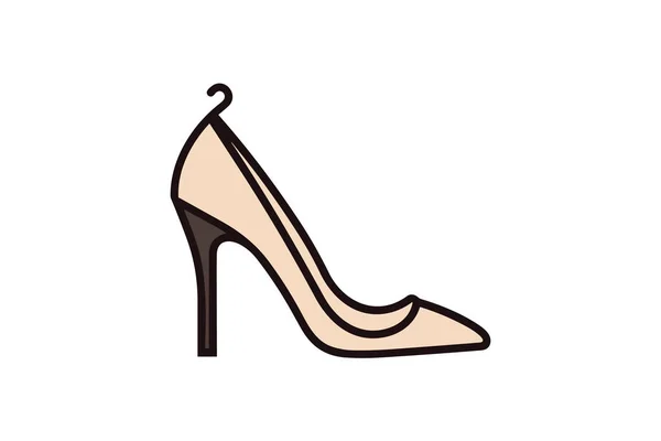 女性の靴のベクターイラスト — ストックベクタ