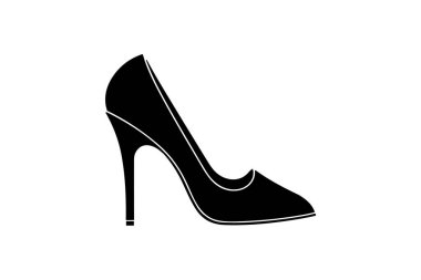 Kırmızı Ayakkabılar ve Ayakkabı Düz Renk Simgesi seti beyaz arkaplan düz renk vektör resimleme mükemmel