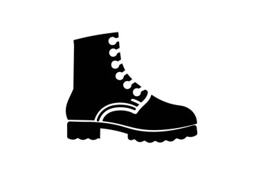 Gri Bale Ayakkabıları ve Ayakkabı Düz Renk Simgesi beyaz arkaplan düz renk vektör resimleme mükemmel