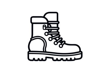 Wingtip Brogue Erkek Ayakkabıları ve Ayakkabı Düz Renk Simgesi Beyaz arkaplan düz renk çizimi pikseli mükemmel