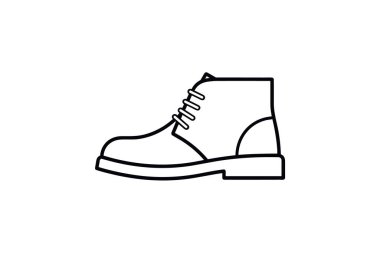 Sneakers Meet Classic Wingtip Shoes and Shoes Düz Renk Simgesi beyaz arkaplan düz renk vektör resimleme mükemmel