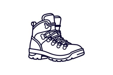 Kırmızı Tüylü Topuklu Kadın Ayakkabıları ve Düz Ayakkabı Simgesi Beyaz arka plan düz renk çizimi mükemmel