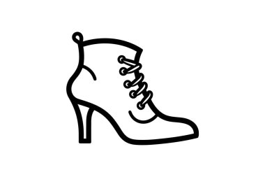 Beyaz Sapan Düz Ayakkabı ve Ayakkabı Düz Renk Simgesi beyaz arka plan düz renk çizimi mükemmel