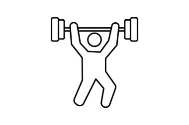 dambıl çizgisi simgesi illüstrasyonu kaldırılıyor