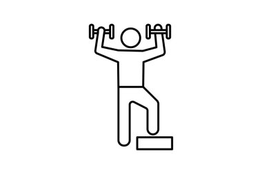 Kurtarma, dinlenme ve kurtarma, beyaz arkaplan vektör resimleme üzerine izole ikon mükemmel