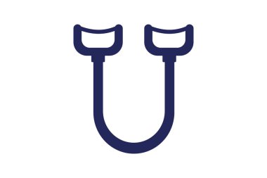   Direnç bantları, egzersiz bantları, elastik bantlar, beyaz arkaplan vektörü illüstrasyonunda izole edilmiş ikon mükemmel