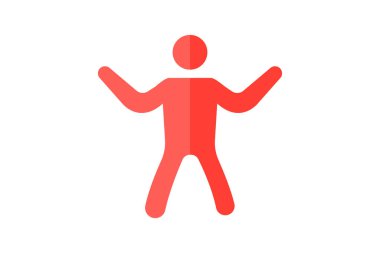 egzersiz, kardiyo, fitness, egzersiz, beyaz arkaplan vektör illüstrasyon pikselinde izole edilmiş ikon mükemmel