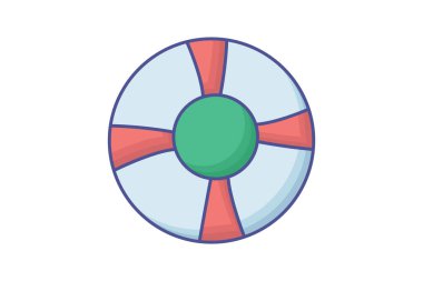 ilaç topu, egzersiz topu, beyaz arkaplan vektör illüstrasyon pikselinde izole edilmiş ikon mükemmel