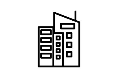 İnşa çizgisi simgesi, taslak simgesi, piksel mükemmel simge