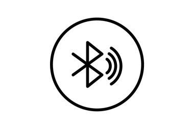 Bluetooth, Kablosuz Teknoloji, satır simgesi, dış hat simgesi, piksel mükemmel simge