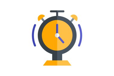 Alarm Saati, Alarm uygulaması, Zaman tutma simgeleri, düz renk simgesi, piksel mükemmel simge