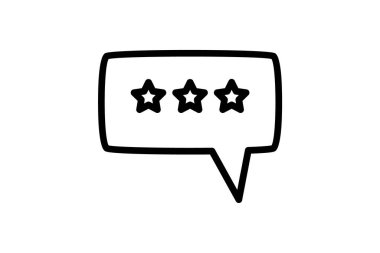 Simgeleri Gözden Geçir, Değerlendirme Sembolleri, Müşteri Geri besleme satırı simgesi, dış hat simgesi, piksel mükemmel simge