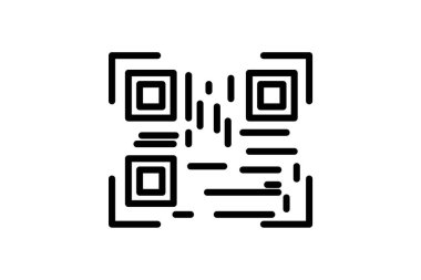 QR Barkod Tarayıcı, Barkod Tanıma, Dijital Tarama Satırı simgesi, dış hat simgesi, piksel mükemmel simge