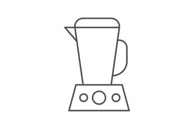 Meyve sıkacağı makinesi, Yüksek Performans Sıkacağı, ince çizgi simgesi, gri dış hat simgesi, piksel mükemmel simge