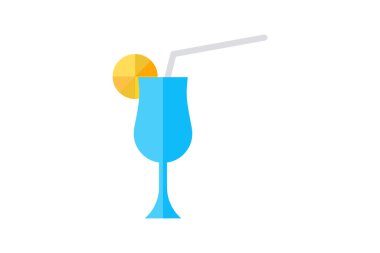 Meşrubat düz renk simgesi, piksel mükemmel simge tazeleniyor