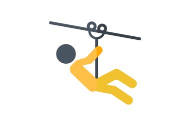 Dağcı Simgesi, Tırmanma, Macera, Dağcılık, Düz renk simgesi, piksel mükemmel simge