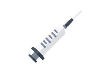 Enjeksiyon, Tıbbi İşlem, Aşı, Bağışıklık Sistemi, Düz Renk Simgesi, Piksel Mükemmel Simge