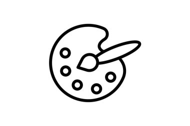 Paleti Boya, Renk Paleti, Sanatçı, Çizim, Çizim simgesi, Çizim simgesi, Resim simgesi, piksel mükemmel simgesi