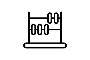 Abaküs, Aritmetik, Öğrenme, Eskiler, Sayma, Matematik Aracı, beyaz arkaplan çizimi pikseli mükemmel