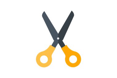 Makas, Kesme Aracı, Craft düz renk simgesi, piksel mükemmel simge