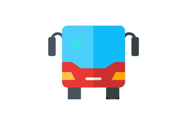 Bus,Transportation, Public Transit flat color icon, pixel perfect icon