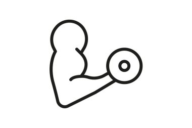 Spor salonu, spor salonu, spor salonu, spor salonu, çizgi ikonu, dış hat ikonu, vektör ikonu, piksel mükemmel simge