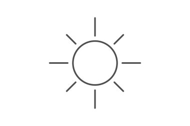 Güneş, Güneş, Yıldız, Astronomi, Gün Işığı, İnce çizgi simgesi, Gri dış hat simgesi, Piksel mükemmel simge