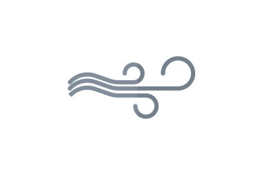 Rüzgar, Rüzgar, Hava Hareketi, Düz renk simgesi, Piksel mükemmel simge