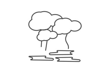 Yağmur Ormanı, Tropikal Orman, Biyolojik Çeşitlilik Sıcak Nokta, İnce çizgi ikonu, Gri dış hat ikonu, Piksel mükemmel ikon