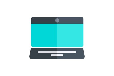 Laptop, Teknoloji, Bilgisayar, Düz Renk simgesi, Piksel mükemmel simge