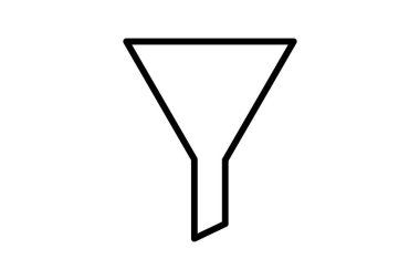 Filtreler, Fotoğrafçılık, Satır Simgesi, Taslak simgesi, vektör simgesi, piksel mükemmel simge