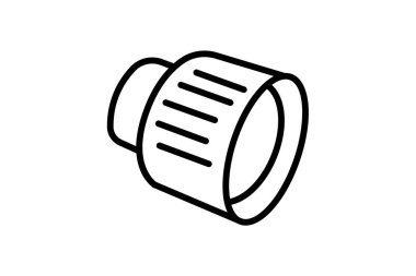 Mercek, Fotoğraf, Satır Simgesi, Taslak simgesi, vektör simgesi, piksel mükemmel simge