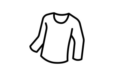 T-Shirt, Giyim, Giyim, Satır Simgesi, Taslak simgesi, vektör simgesi, piksel mükemmel simge