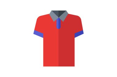 Gömlek, giysi, giysi, düz renk ikonu, piksel mükemmel simge