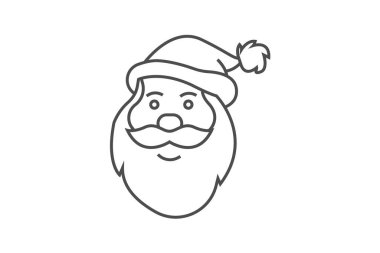 Ren geyiği, Noel Hayvanı, ince çizgi ikonu, gri dış hat ikonu, piksel mükemmel ikon