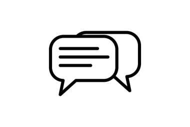 Sohbet, Mesajlaşma, Çevrimiçi Konuşmalar, satır simgesi, dış hat simgesi, piksel mükemmel simge