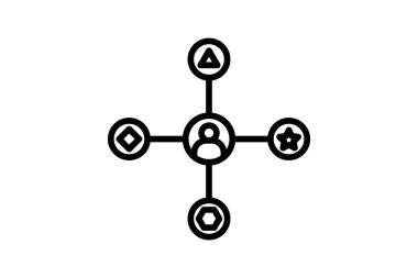 Kullanıcı Arayüzü, Kullanıcı Arayüzü Tasarımı, satır simgesi, dış hat simgesi, piksel mükemmel simge