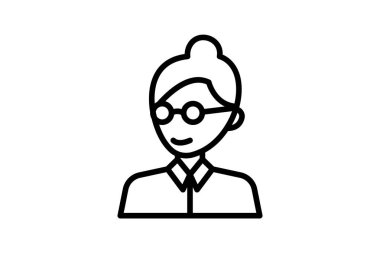 Öğretmenlik, Eğitim, Akıl hocalığı, satır simgesi, taslak simgesi, piksel mükemmel simge