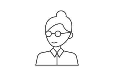 Öğretmenlik, Eğitim, Akıl hocalığı, ince çizgi simgesi, gri dış hat simgesi, piksel mükemmel simge