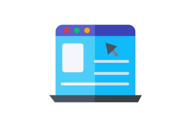 vektör illüstrasyonu, dosya dosyası düz simgesi