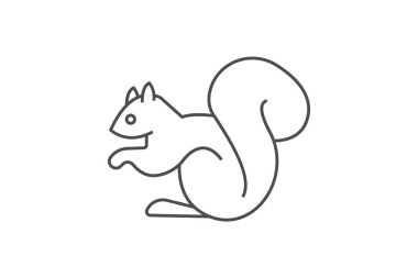 Sincap ince çizgi vektör simgesi, dış hat simgesi, piksel mükemmel simge