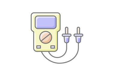 Çoklu Aygıt muhteşem çizgi renk simgesi, renk çizgisi simgesi, vektör, piksel mükemmel simge