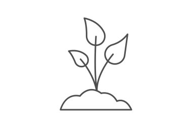 İnce çizgi simgesi yerleştir. Görüntü simgesi, piksel mükemmel.