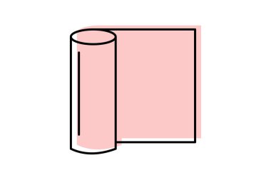 Duvar kağıdı renk gölge çizgisi simgesi dış hat simgesi, piksel mükemmel