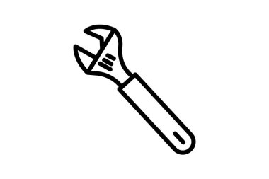 Siyah dış hat simgesi, vektör, piksel mükemmel, illüstratör dosyası