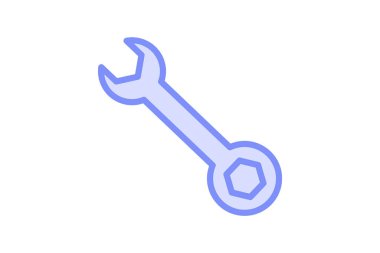 Anahtar rengi dış hat simgesi, vektör, piksel mükemmel, illüstratör dosyası