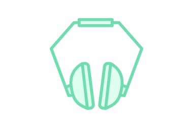 Hard Hat renk ana hatları simgesi, vektör, piksel mükemmel, illüstratör dosyası