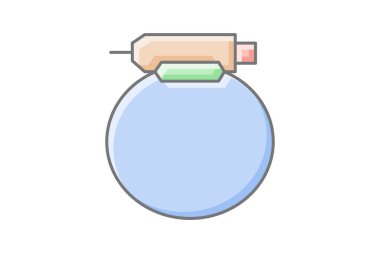Muhteşem doğrusal renk simgesini, vektörü, pikseli mükemmel, illüstratör dosyasını klemple