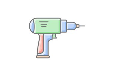 Sander muhteşem çizgi renk simgesi, vektör, piksel mükemmel, illüstratör dosyası