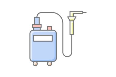 Basınç Yıkama Müthiş renk simgesi, vektör, piksel mükemmel, illüstratör dosyası